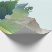 横向きイラストレーション ラッピングペーパー (角)