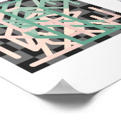 横向きカスタムチェスの視覚化ポスター ポスター (角)