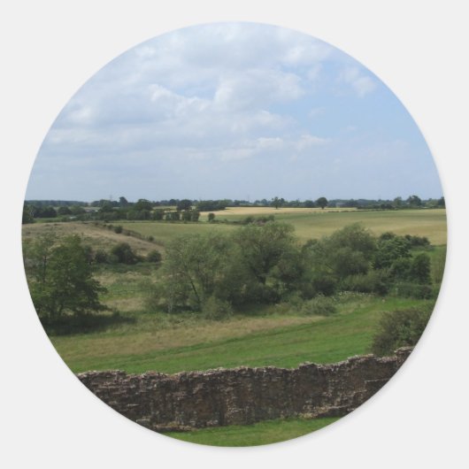 横向きスタンプ ラウンドシール (正面)