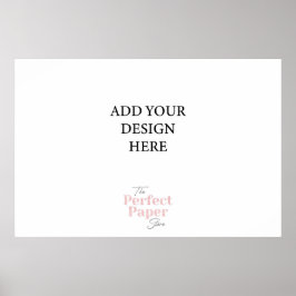 横向きポスターテンプレート（20 x 30インチ） ポスター