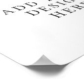 横向きポスター印刷 ポスター (角)