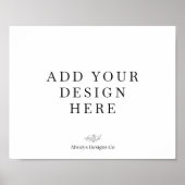 横向きポスター印刷 ポスター (正面)