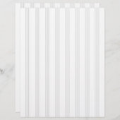 横向き両面の音楽の原稿スタッフ紙 レターヘッド (正面/裏面)