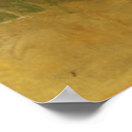 横向き勉強 ポスター (角)