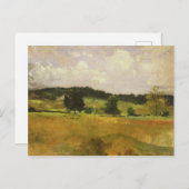 横向き勉強 ポストカード (正面/裏面)