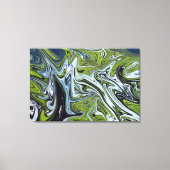 横向き抽象芸術絵画の |ア最高の素晴らしート キャンバスプリント (正面)