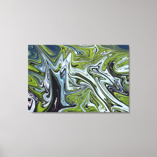 横向き抽象芸術絵画の |ア最高の素晴らしート キャンバスプリント (正面)