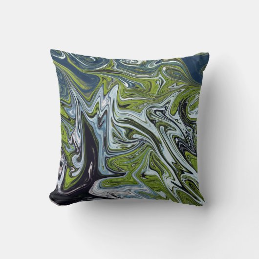 横向き抽象芸術絵画の |ア最高の素晴らしート クッション (正面)