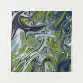 横向き抽象芸術絵画の |ア最高の素晴らしート タペストリー (正面(横))