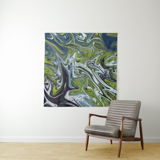 横向き抽象芸術絵画の |ア最高の素晴らしート タペストリー (インサイチュ)