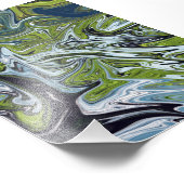 横向き抽象芸術絵画の |ア最高の素晴らしート フォトプリント (角)