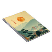 横向き日本のノートブック ノートブック (右側)