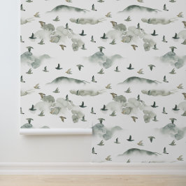 横向き水彩壁紙 壁紙