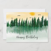 横向き水彩自然 シーズンカード (正面)