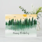 横向き水彩自然 シーズンカード (スタンド正面)