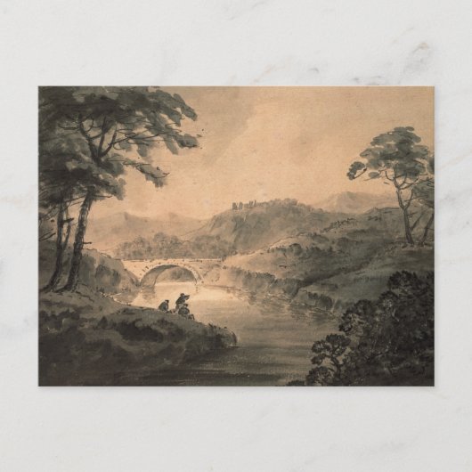 横向き（ペンとインク洗浄） ポストカード (正面)