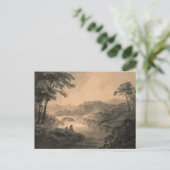 横向き（ペンとインク洗浄） ポストカード (スタンド正面)