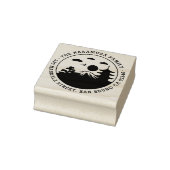 横向はっきりした日本のきファミリ名差出人住所 ラバースタンプ (スタンプ)