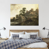 横向イタリアンき， J.G. Schieblius, 1680 - 1720 キャンバスプリント (インサイチュ (寝室))