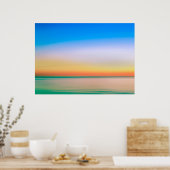 横向エレガントカラフルきアートワーク |ポスター ポスター (キッチン)