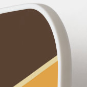 横向カラフルきスタイル線 ピックルボールラケット (左詳細)