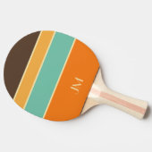 横向カラフルきスタイル線 卓球ラケット (横)
