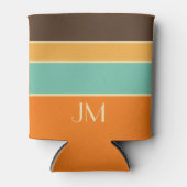 横向カラフルきスタイル線 缶クーラー (正面)