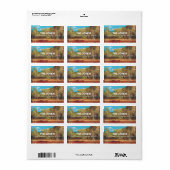 横向カラフルきラベル ラベル (フルシート)