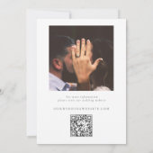 横向カラフル地中海のき写真結婚の セーブザデート (裏面)