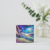 横向サイケデリックき スクエア名刺 (スタンド正面)