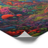 横向サイケデリックき ポスター (角)