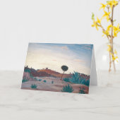 横向スペインのき | ジェームス・ディクソン・インネス カード (黄色い花)