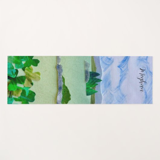 横向パーソナライズされたき ヨガマット (正面(横))