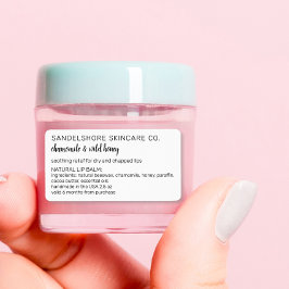 横向モダンきスキンケア製品原料リスト ラベル