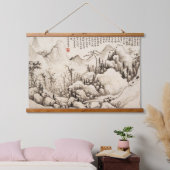 横向中国のきぶら下がったのタペストリー 吊り下げ型タペストリー (寝室)