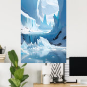 横向凍っていき ポスター (ホームオフィス)