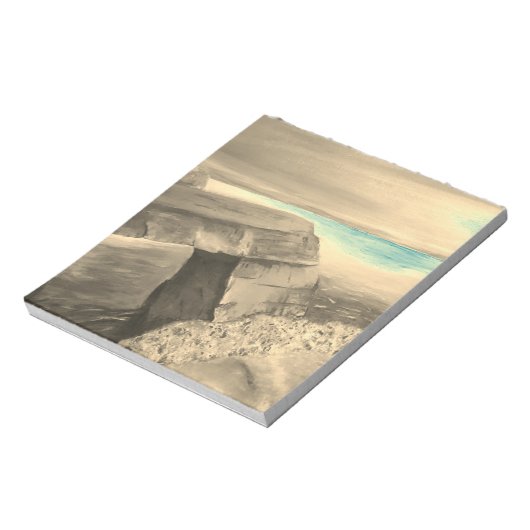 横向地中海のき絵画の ノートパッド (回転)