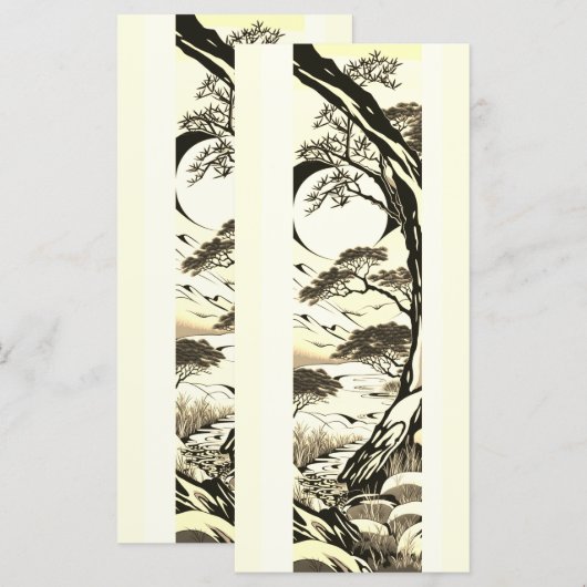 横向日本のきインクアートNo1 (正面/裏面)