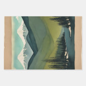 横向日本のき絵を描エフェラNo3 ラッピングペーパーシート (正面2)