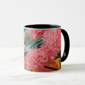 横向日本のき3D効果背景 マグカップ (正面右)