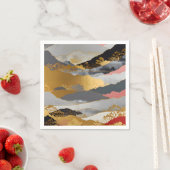 横向日本のき スタンダードカクテルナプキン (インサイチュ)