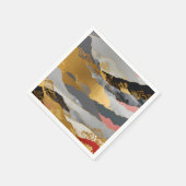 横向日本のき スタンダードカクテルナプキン (角)