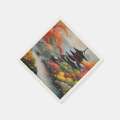 横向日本のき スタンダードカクテルナプキン (角)