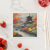 横向日本のき スタンダードカクテルナプキン (インサイチュ)