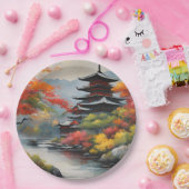 横向日本のき ペーパープレート (パーティー)