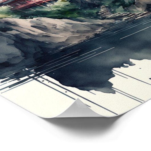 横向日本のき ポスター (角)