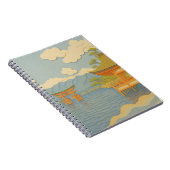 横向日本のき | 厳島 | 紙切断 ノートブック (右側)