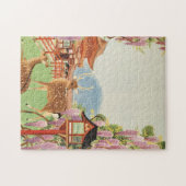 横向日本のき | 奈良の聖鹿 | 神殿 ジグソーパズル (横)