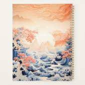 横向日本の伝統的きプランナー プランナー手帳 (裏面)