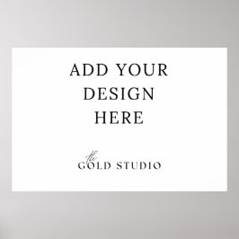 横向空白のきポスターテンプレート（20 x 30インチ） ポスター